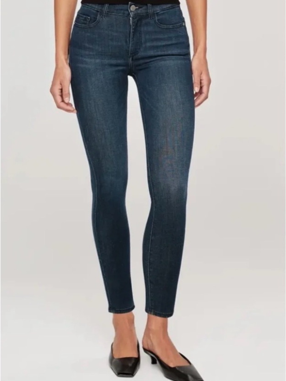 DL1961 Women's High Rise Dark Blue Jeans